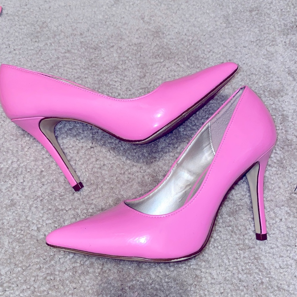 Bubblegum pink heels